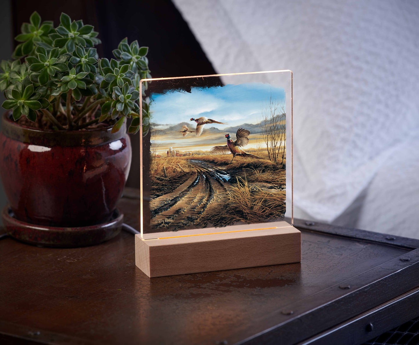 Country Road - 6.37" x 6" Acrylic Night Light