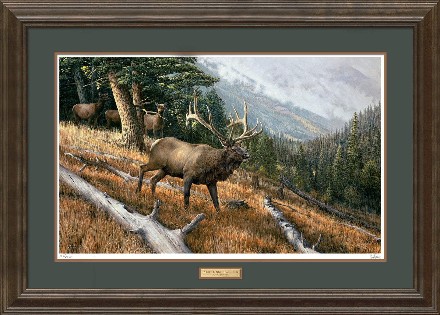 A Challenge to All - Elk - Limited Edition Paper