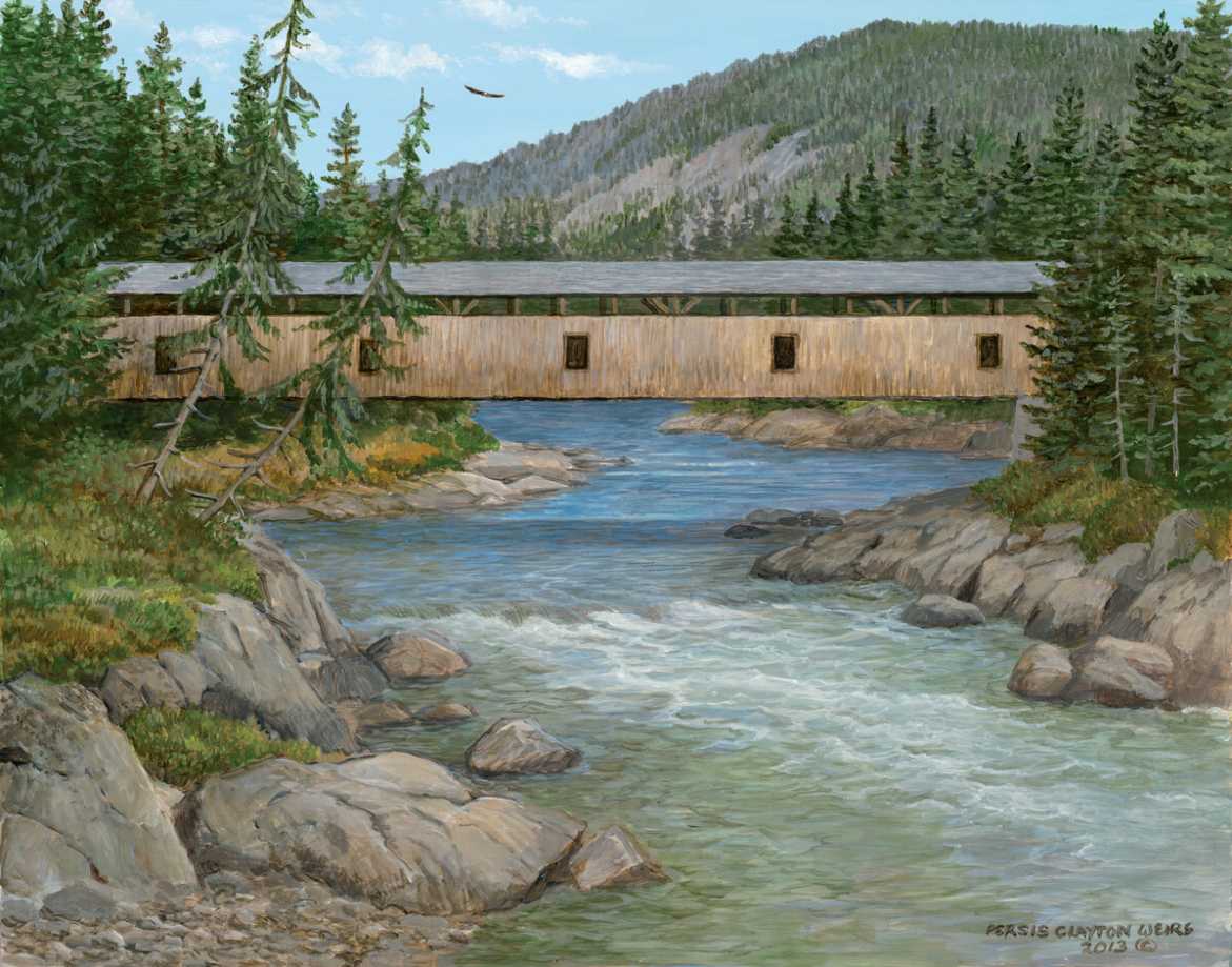 Hunting the River - Original Acrylic Painting