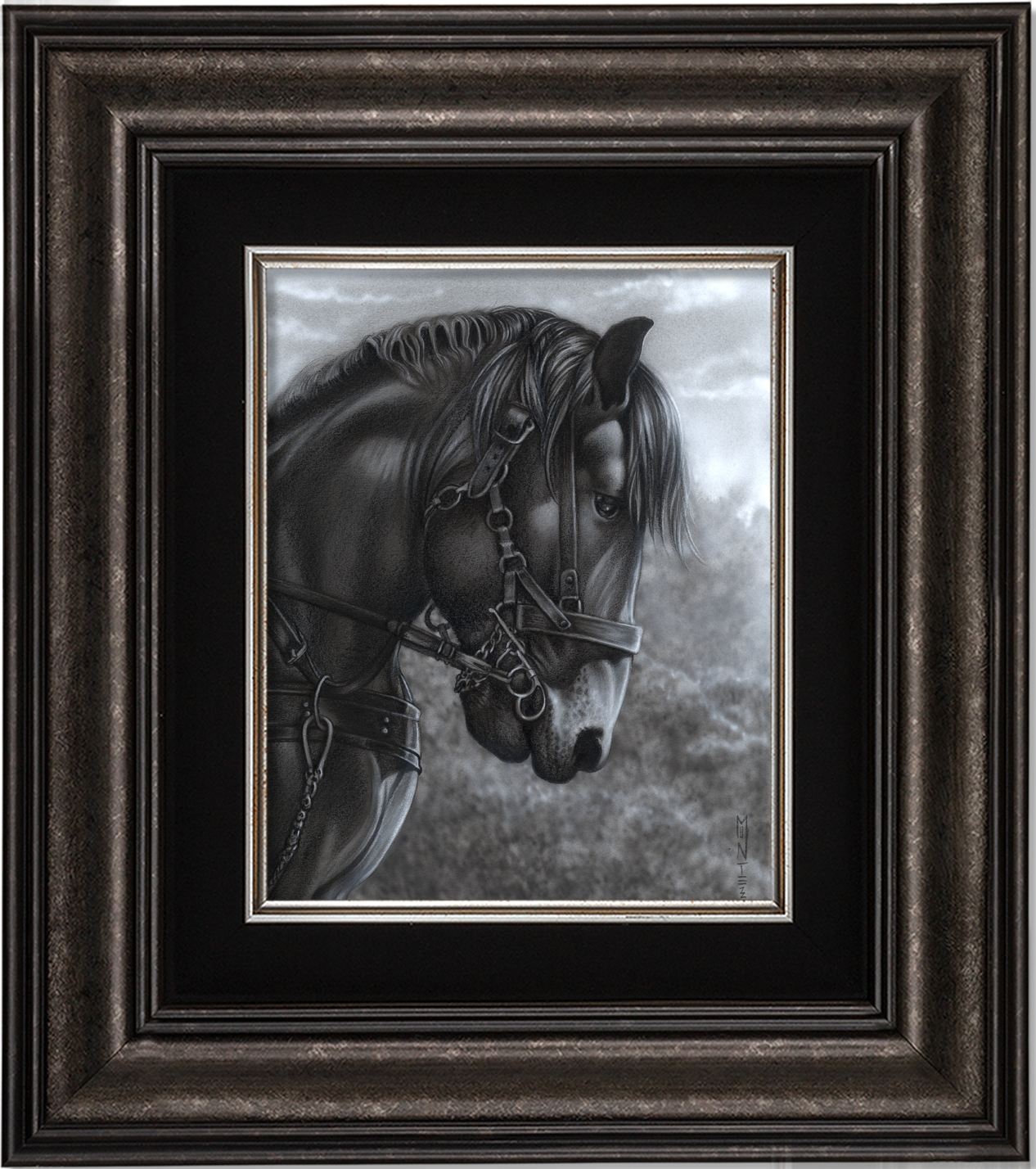 *Original* Stout Heart by Monte Moore 14" x 11"