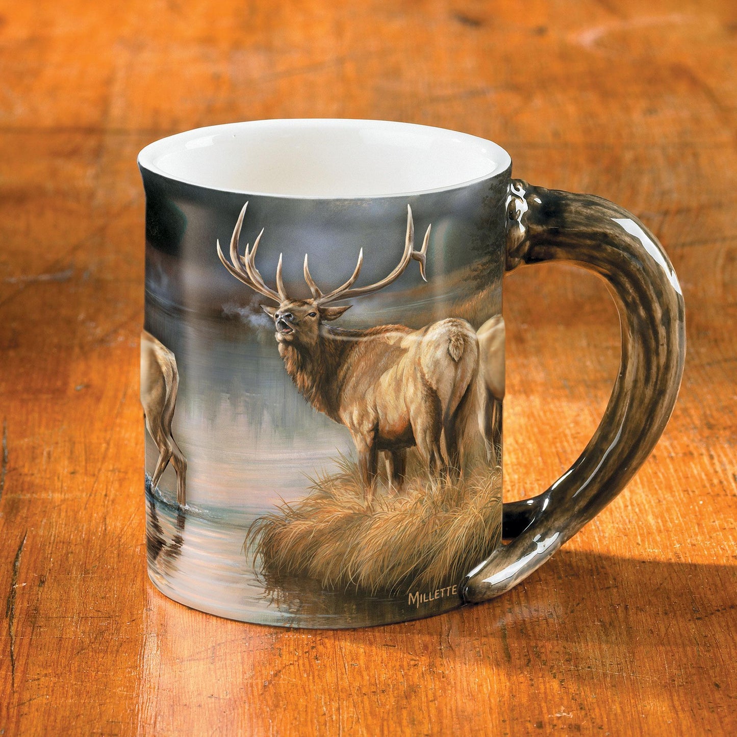 Autumn Mist - Elk - Sculpted Mug