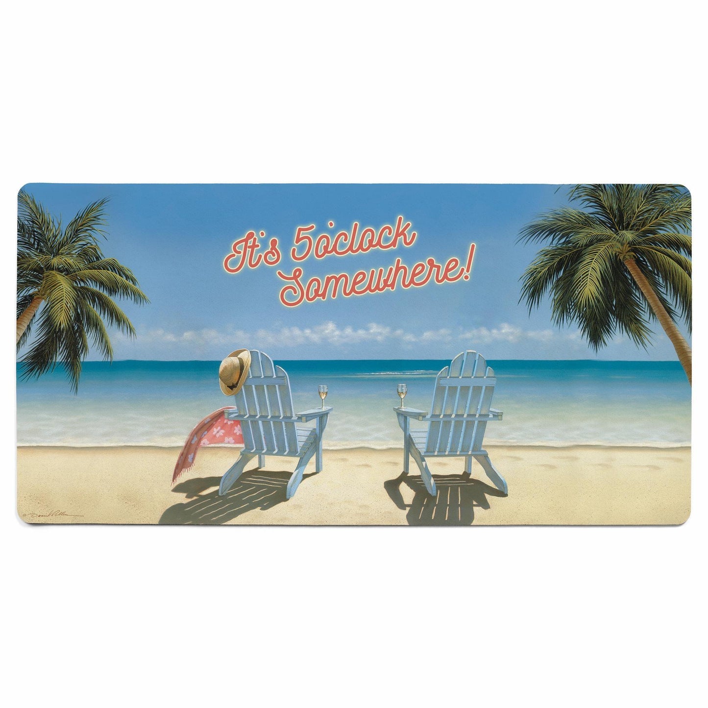 Cocktails for Two - 2' x 4' Floor Mat