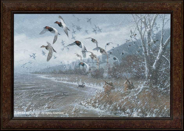 Armistice Day Hunt — Canvasbacks - Limited Edition Canvas