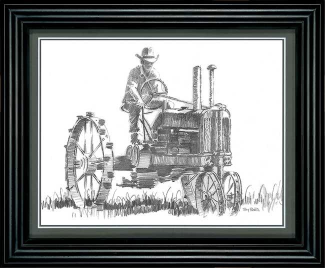 Tractor Study - Companion Print