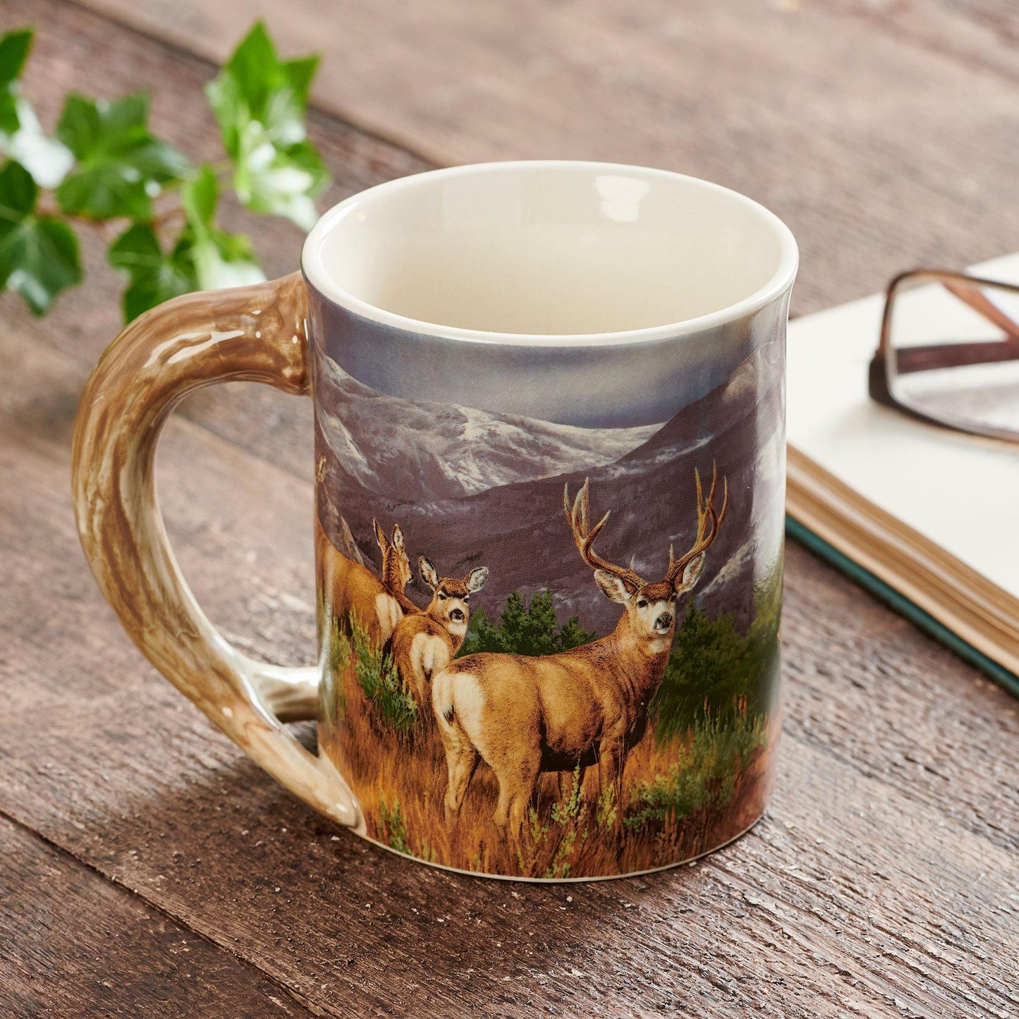 Last Glance - Mule Deer - Sculpted Mug