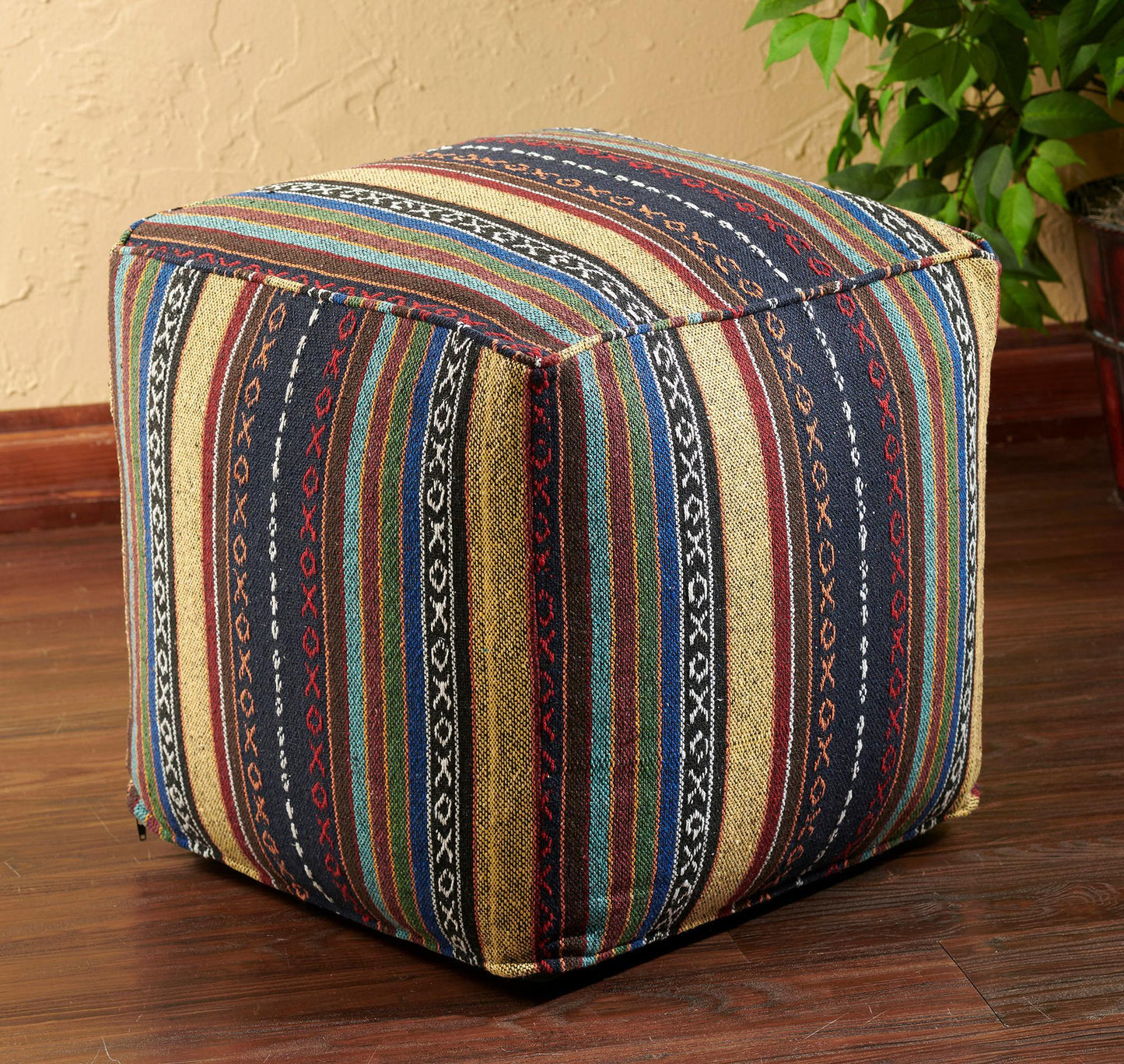 Multi—Colored - Pouf