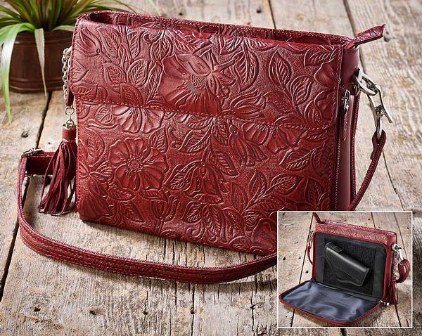Black Cherry Leather - Purse