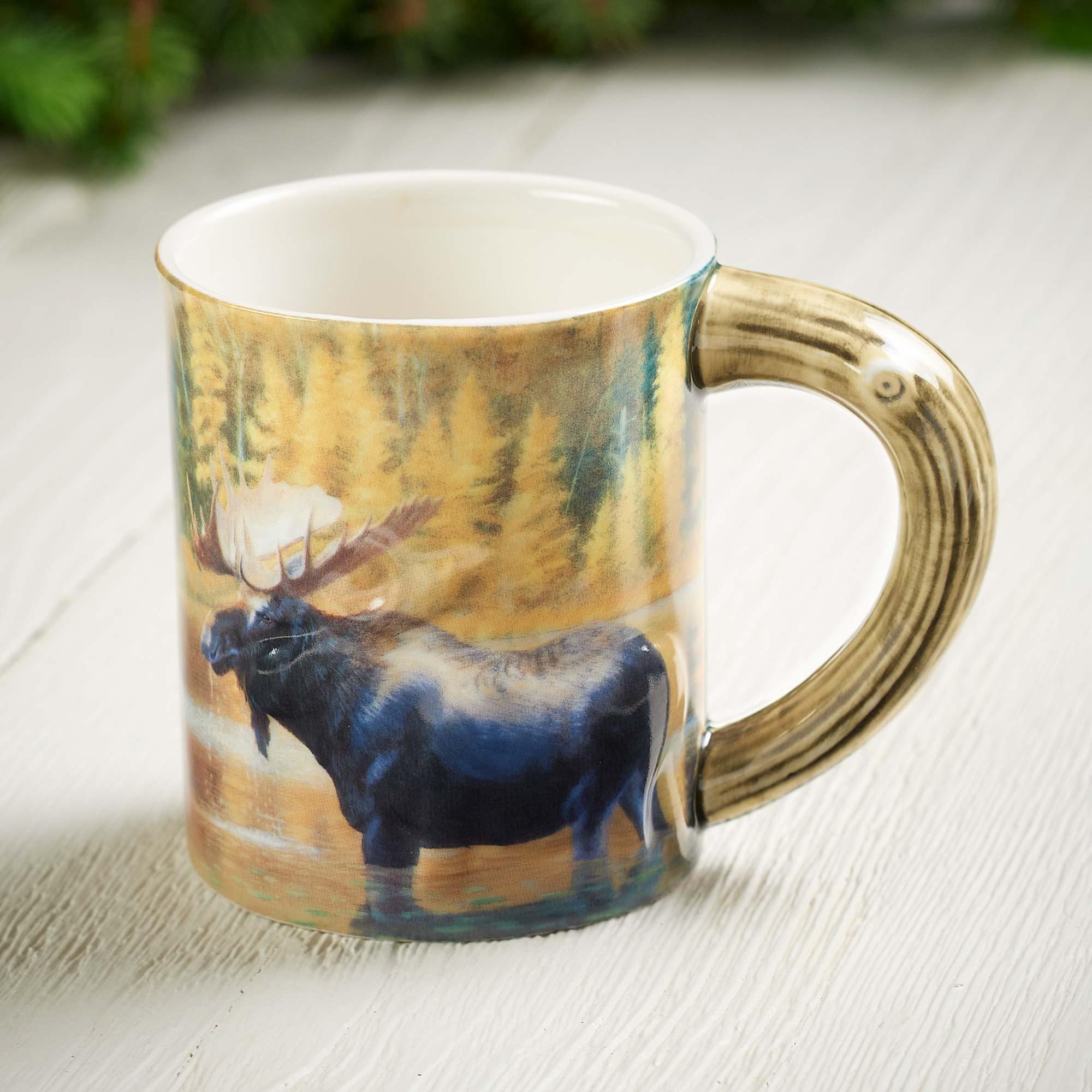 The Loner Moose - Sculpted Mug Sculpted Mug from Wild Wings