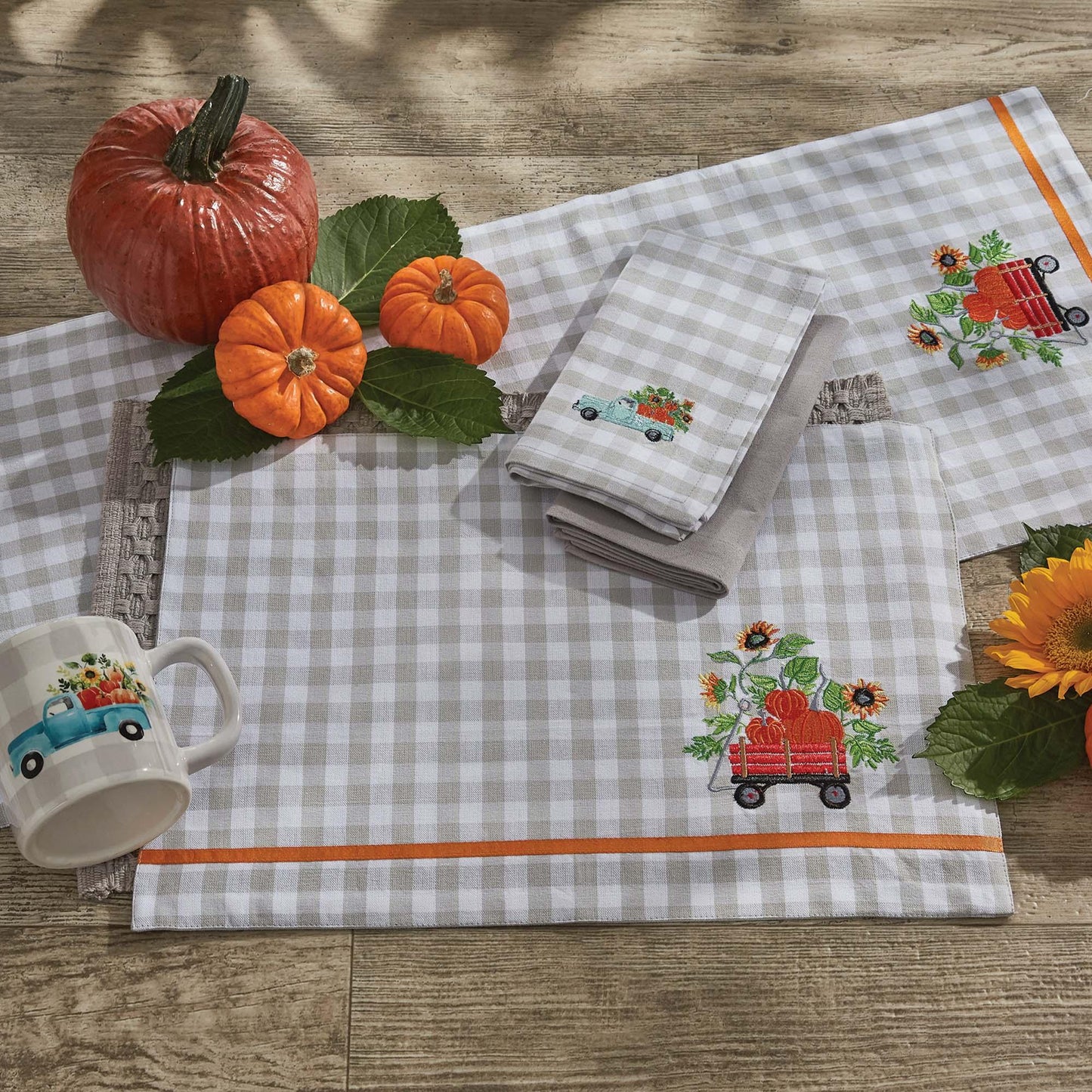 Autumn Bounty Placemats (Set of 4) - Wild Wings