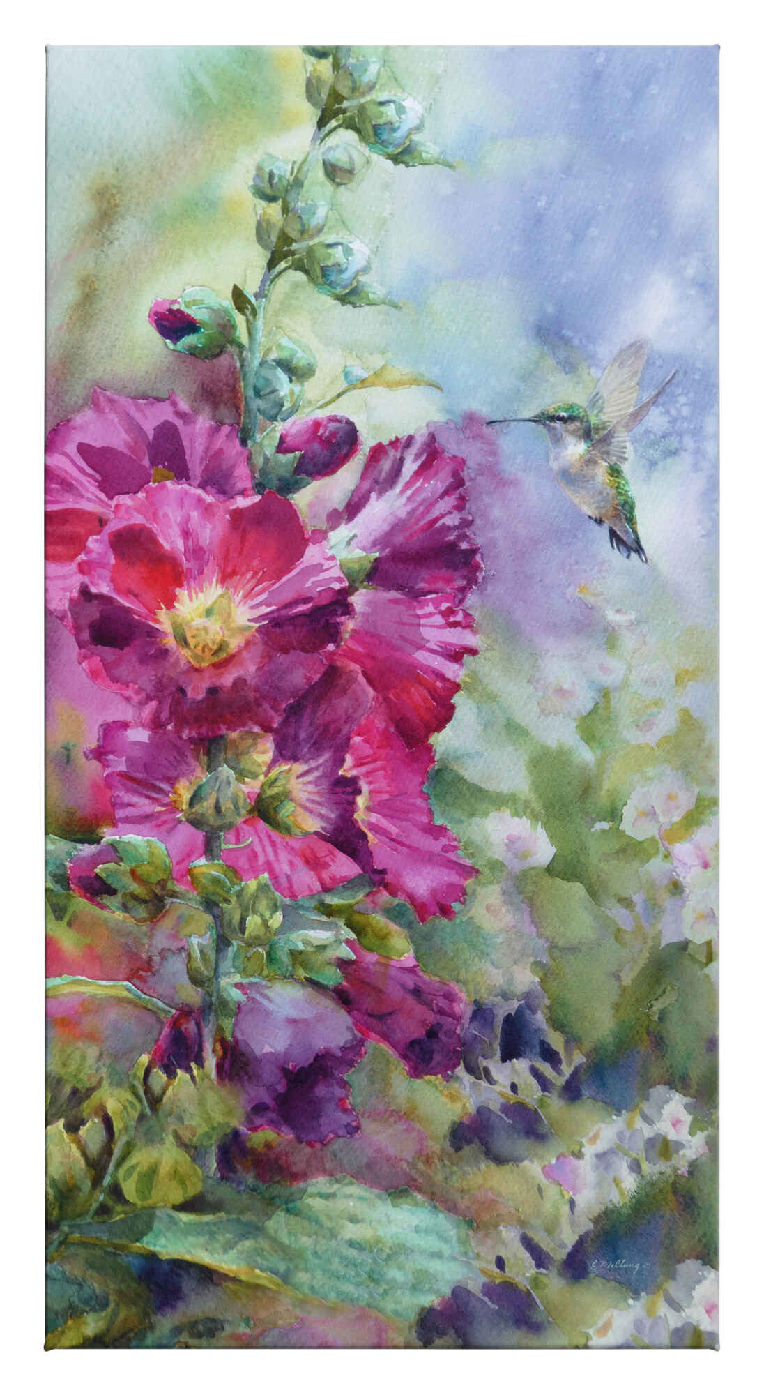 Cottage Garden - 31" x 16" Gallery Wrapped Canvas