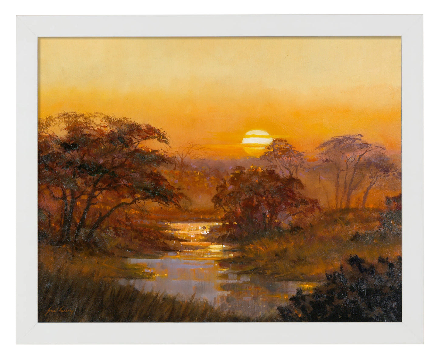 155055_Setting Sun_11x14_FRA White.jpg