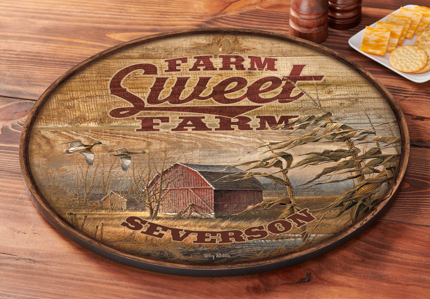 Farm, Sweet Farm Lazy Susan Turntable - Wild Wings
