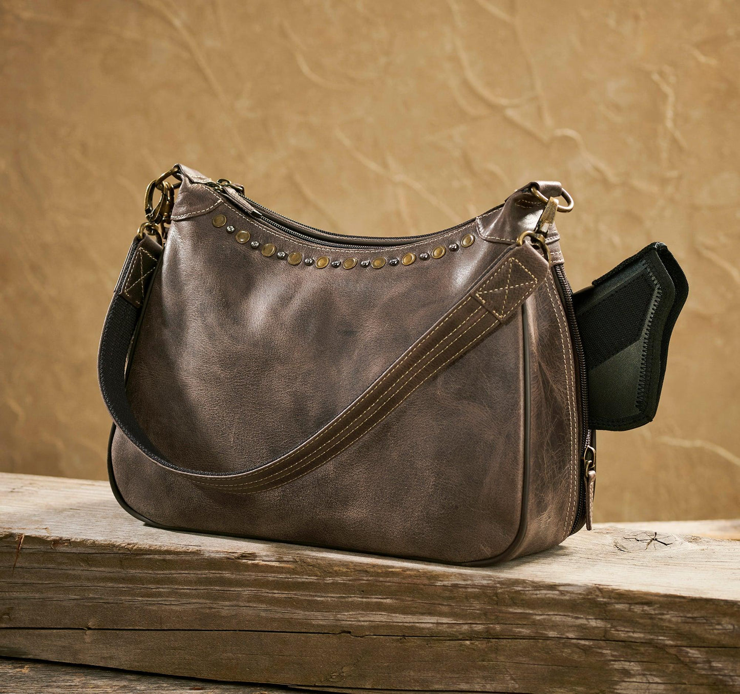 Ultimate Leather Hobo Handbag - Wild Wings