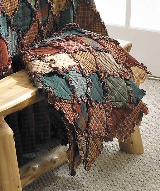 Patchwork Throw Blanket - Wild Wings