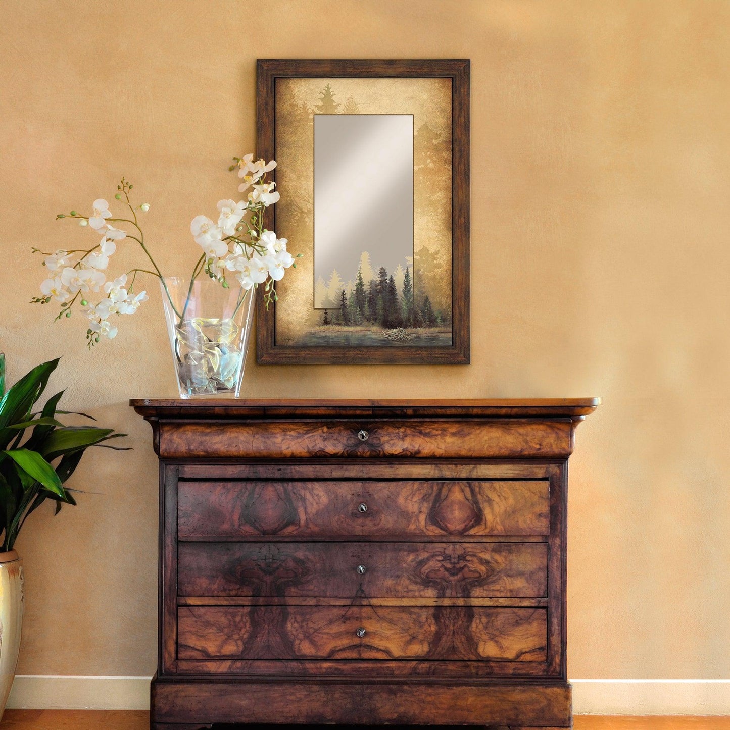 Misty Forest Large Decorative Mirror - Wild Wings