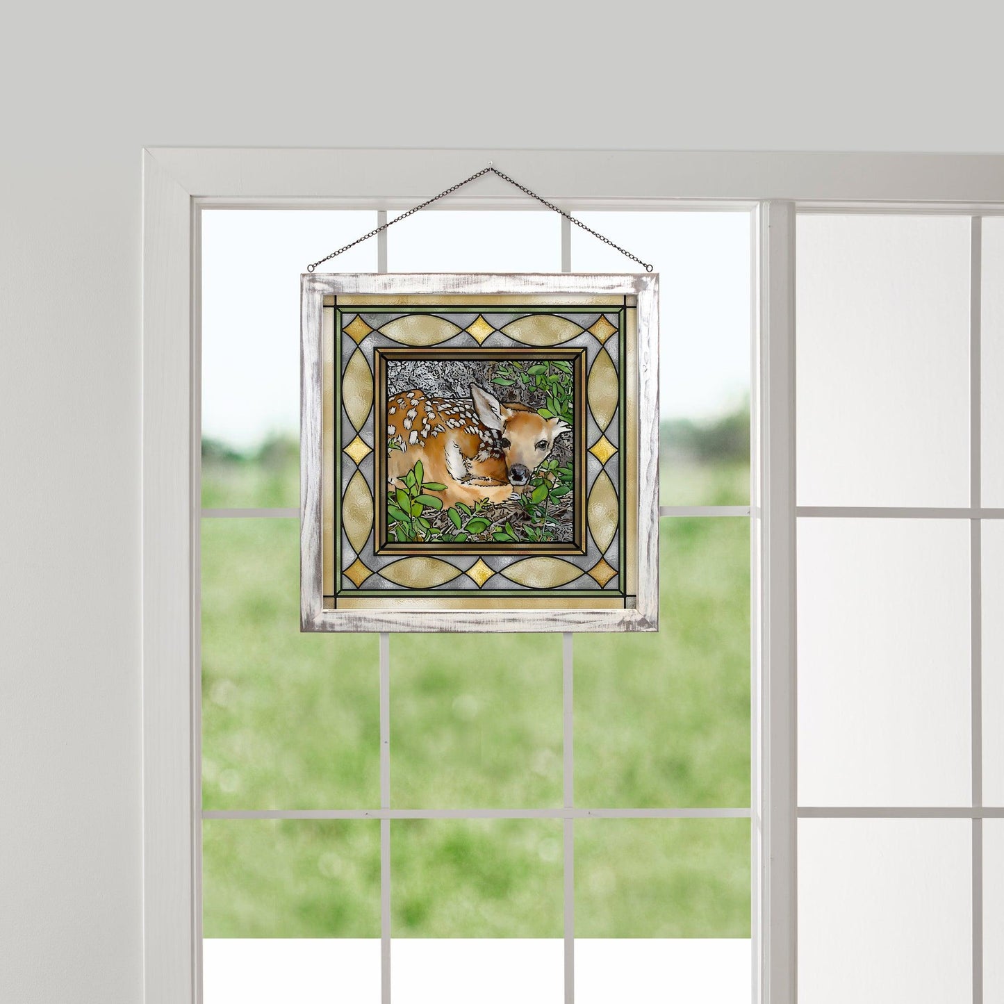 Woodland Wonder - Fawn Stained Glass Art - Wild Wings