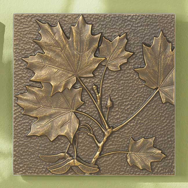 Bronze—Maple Leaf Wall Decor - Wild Wings