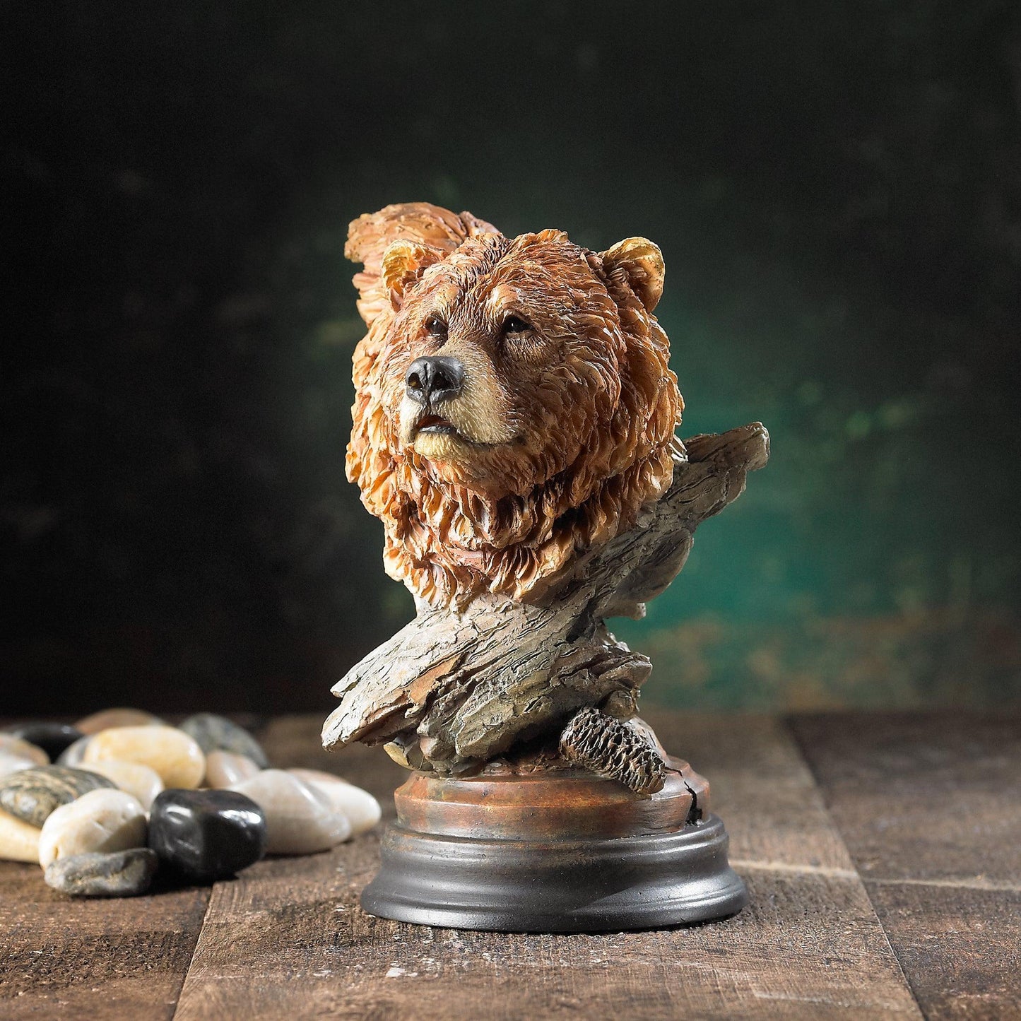 Bruin - Brown Bear Mill Creek Sculpture - Wild Wings