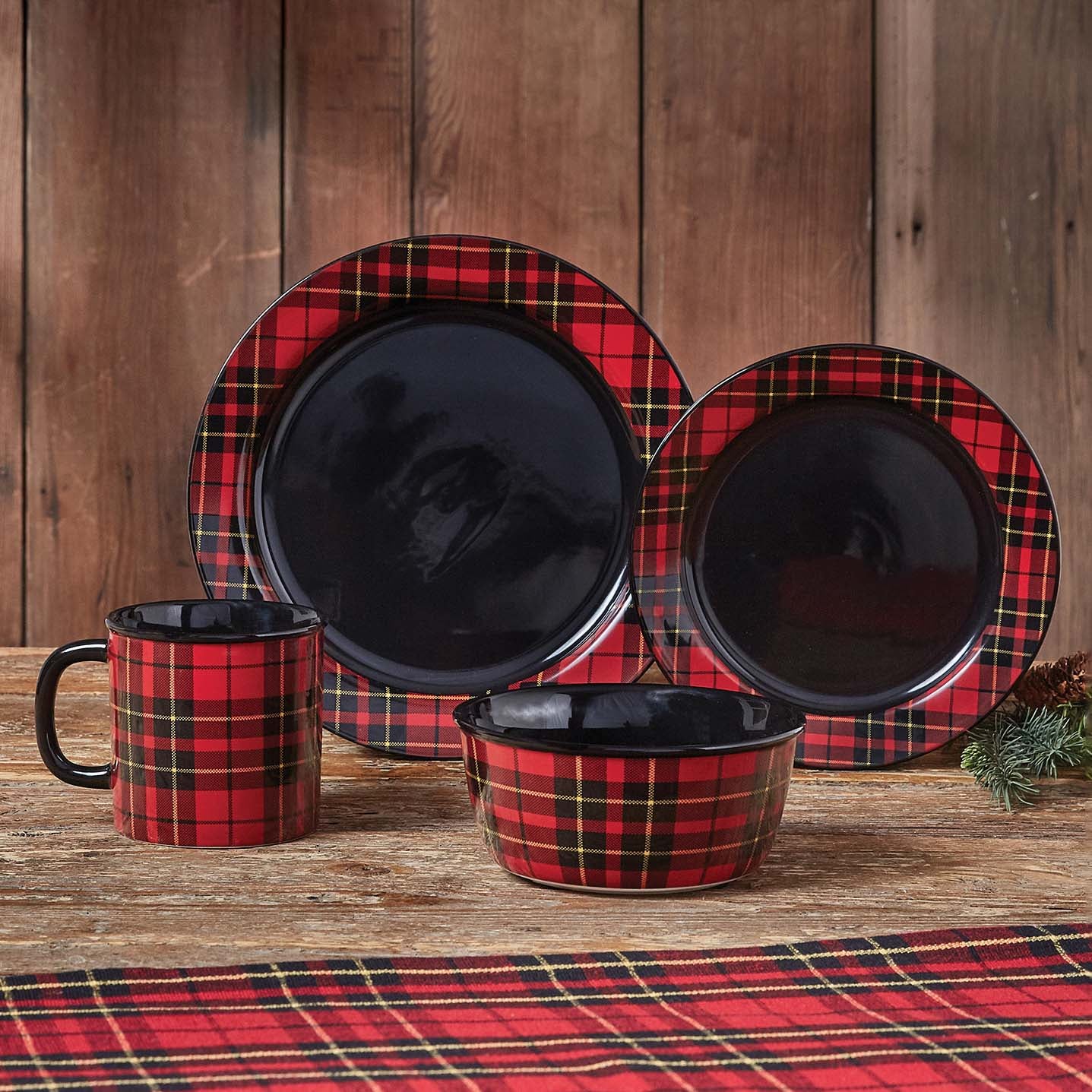 Sporty Plaid -Salad Plates