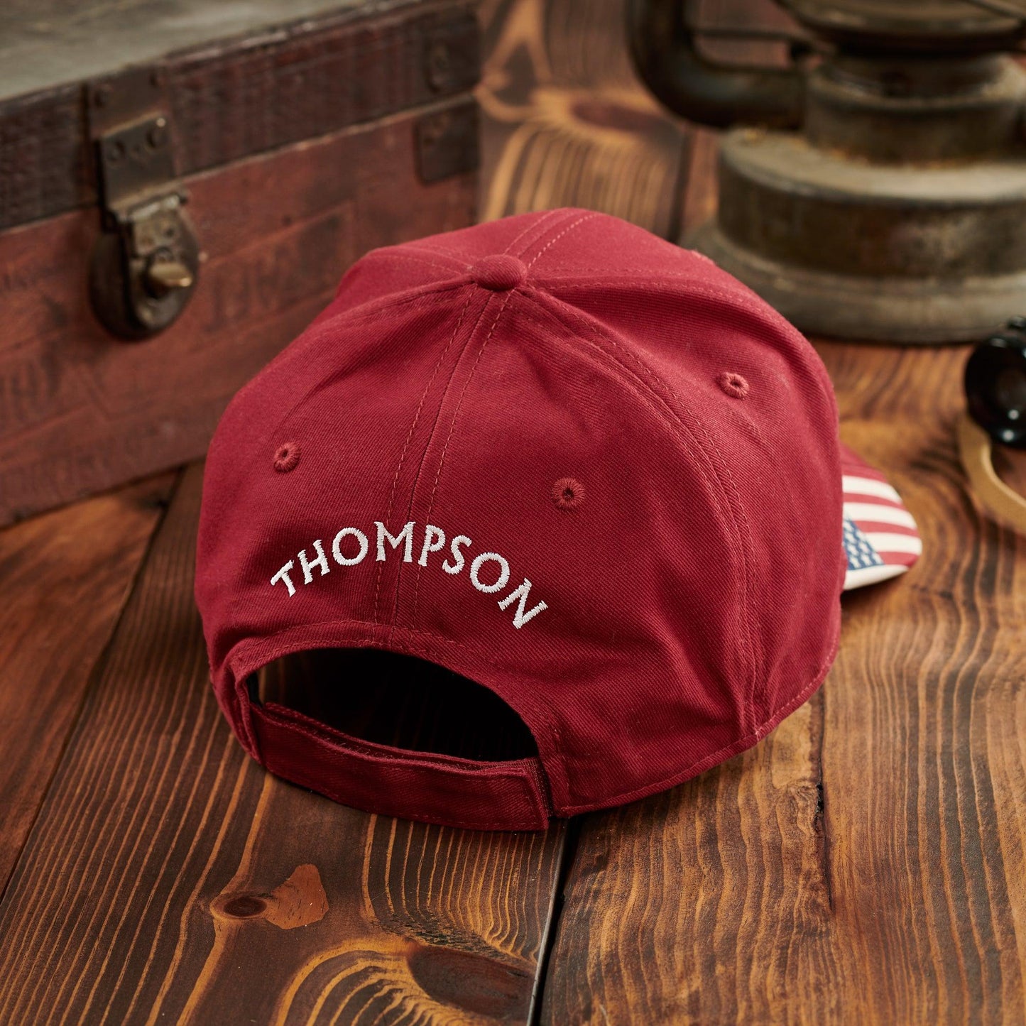 Soaring Eagle Flag Personalized Cap - Wild Wings