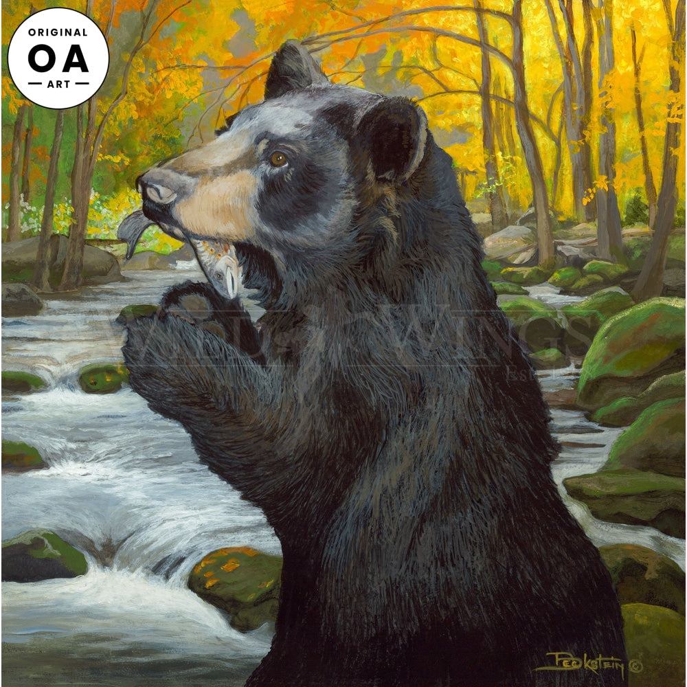 Gone Fishing Original Oil Painting - Wild Wings