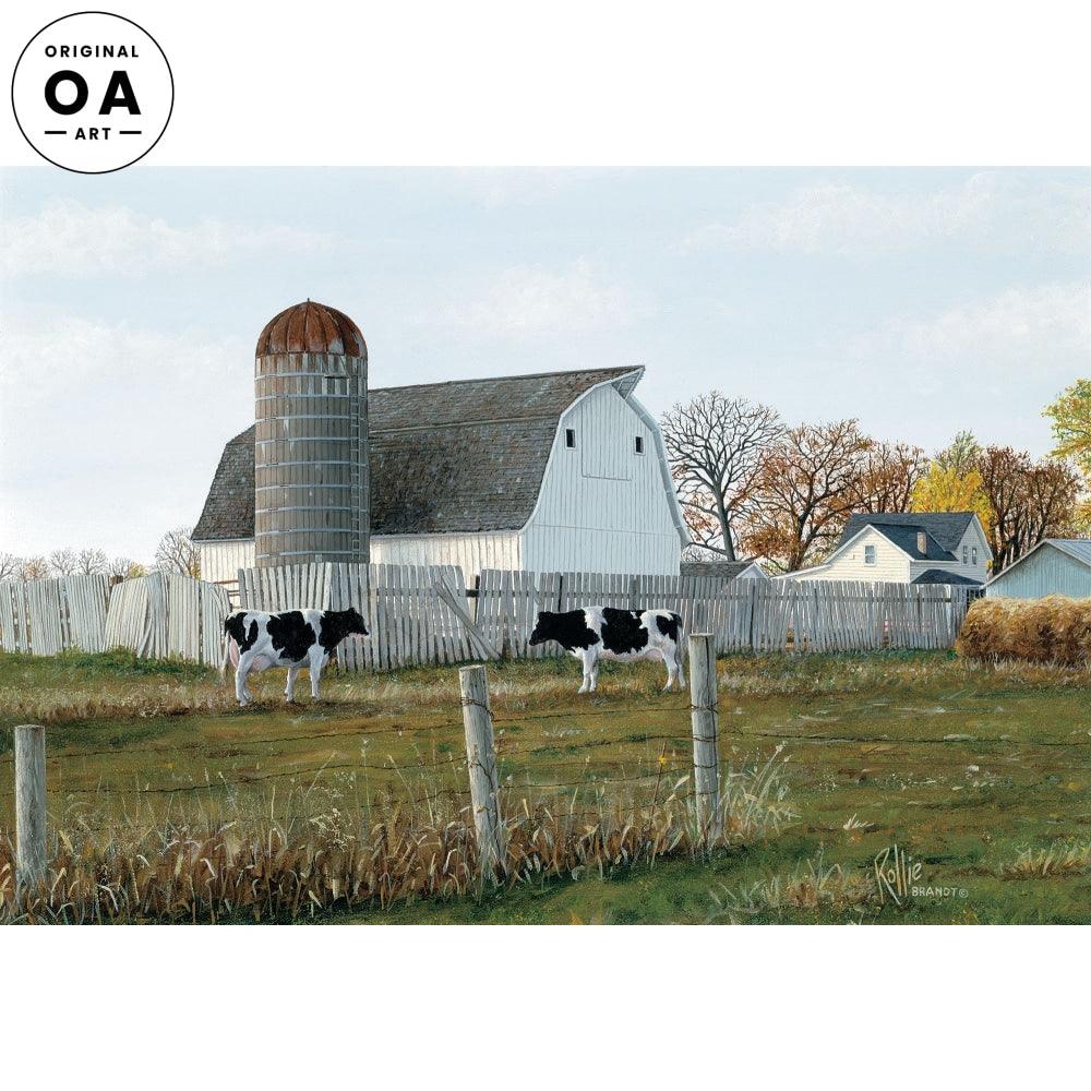 Clarence's Place Original Acrylic Painting - Wild Wings