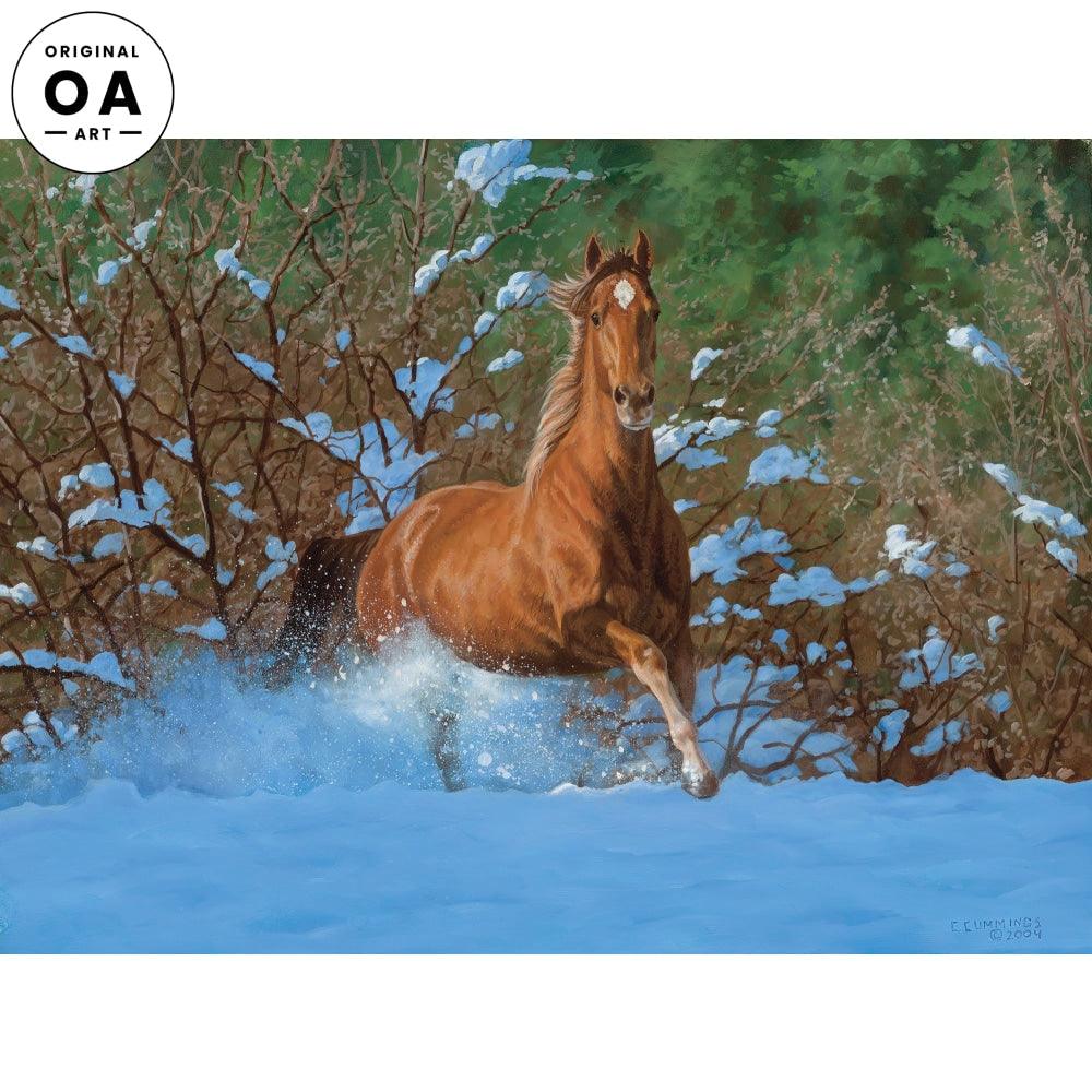 Rocky—Quarter Horse Original Oil Painting - Wild Wings