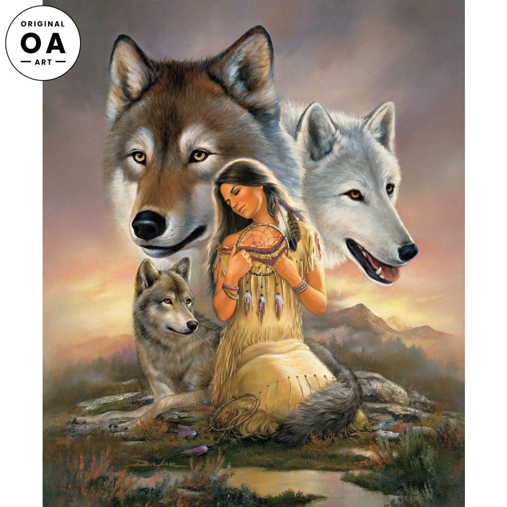 Distant Voices Original Oil Painting - Wild Wings