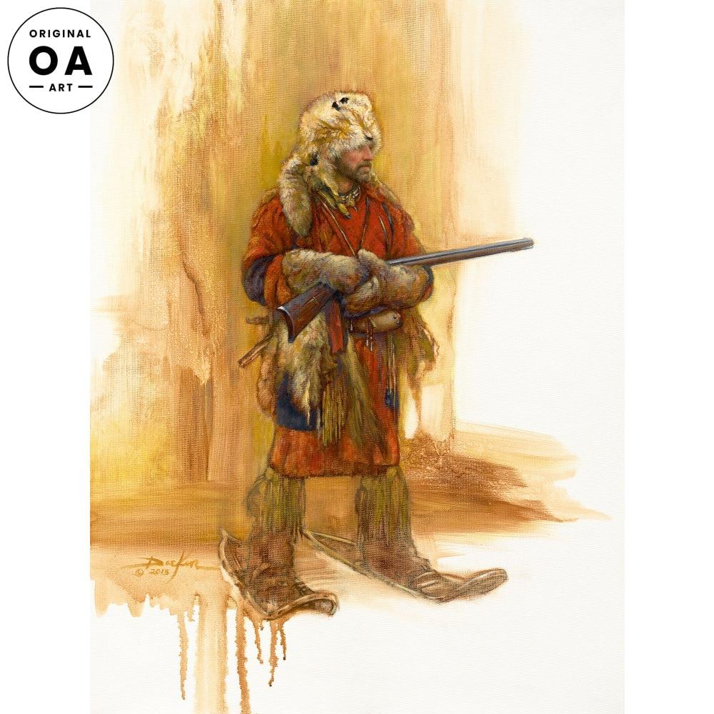 Into the Cold Original Oil Painting - Wild Wings