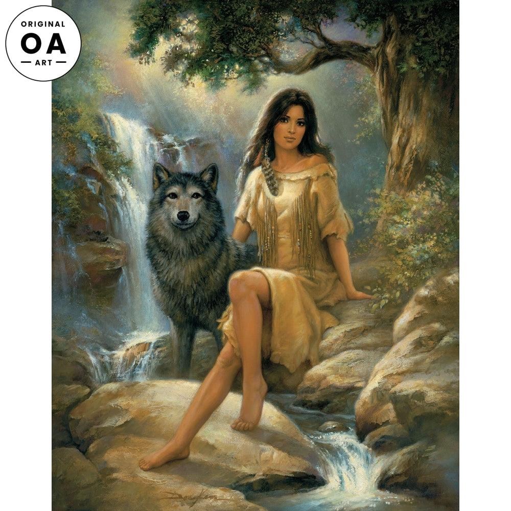 Peaceful Presence Original Oil Painting - Wild Wings