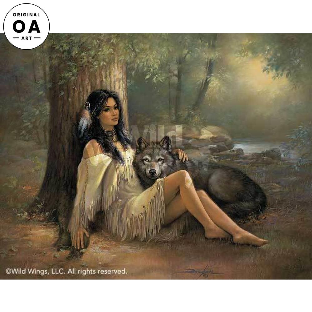 Silent Devotions Original Oil Painting - Wild Wings