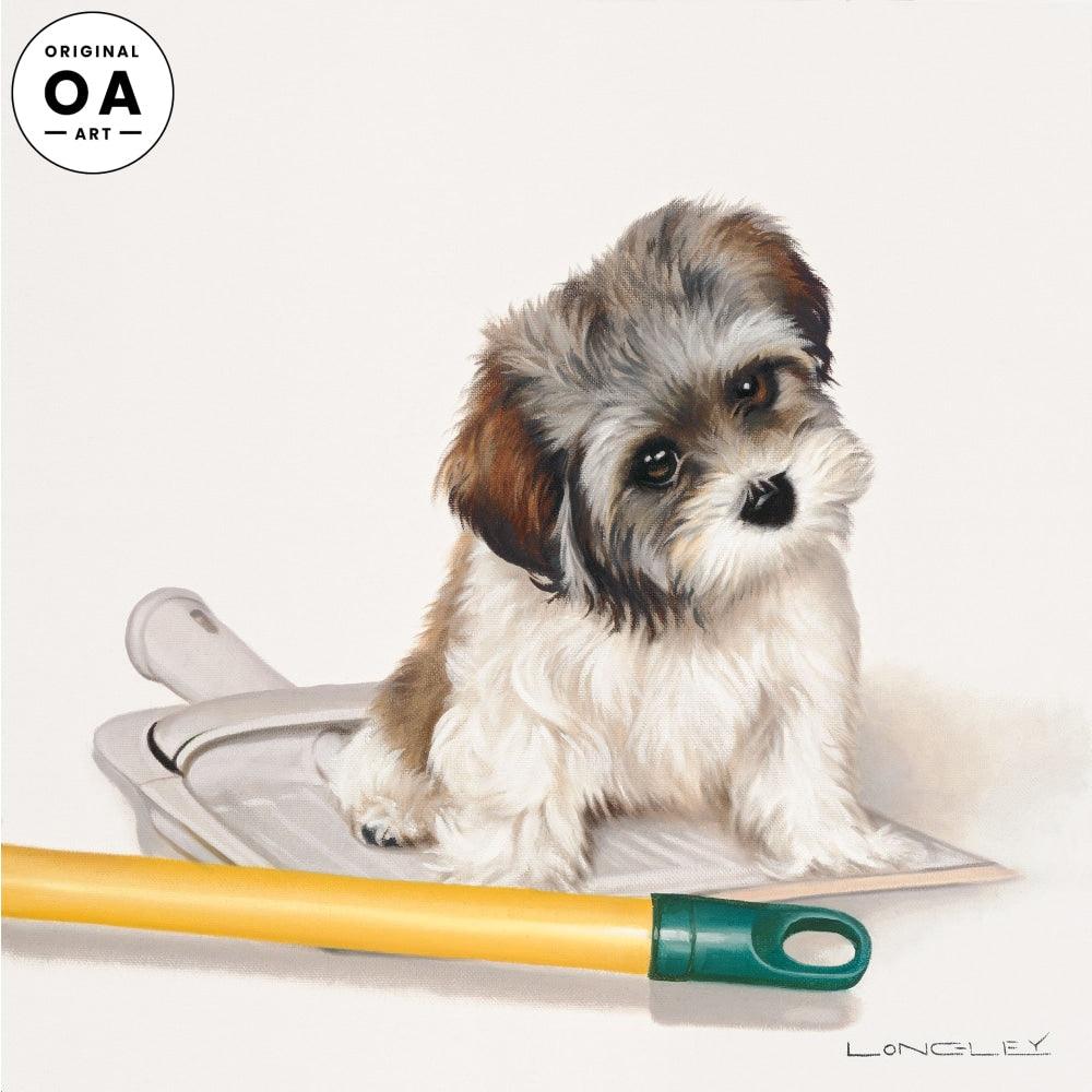 The Little Dust Mop—Havanese Original Oil Painting - Wild Wings