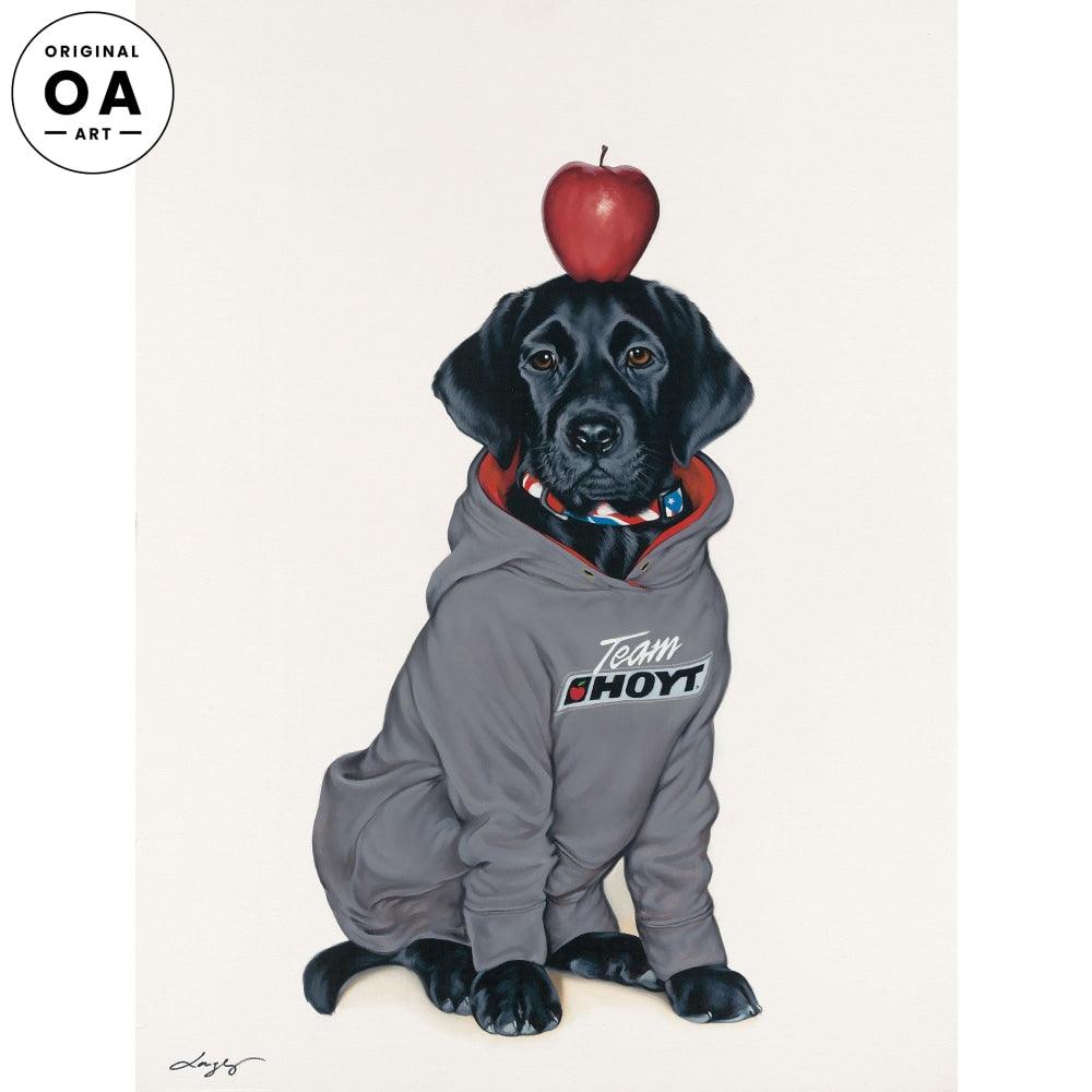 Loyalty—Black Lab Puppy Original Oil Painting - Wild Wings