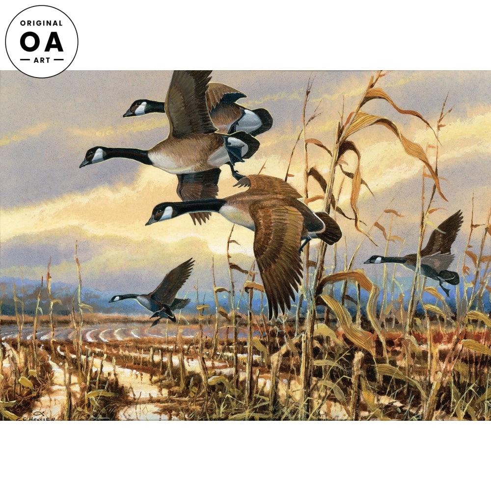 Day is Done—Goose Original Acrylic Painting - Wild Wings