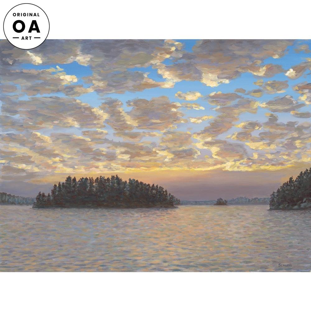 Setting Sun Original Oil Painting - Wild Wings