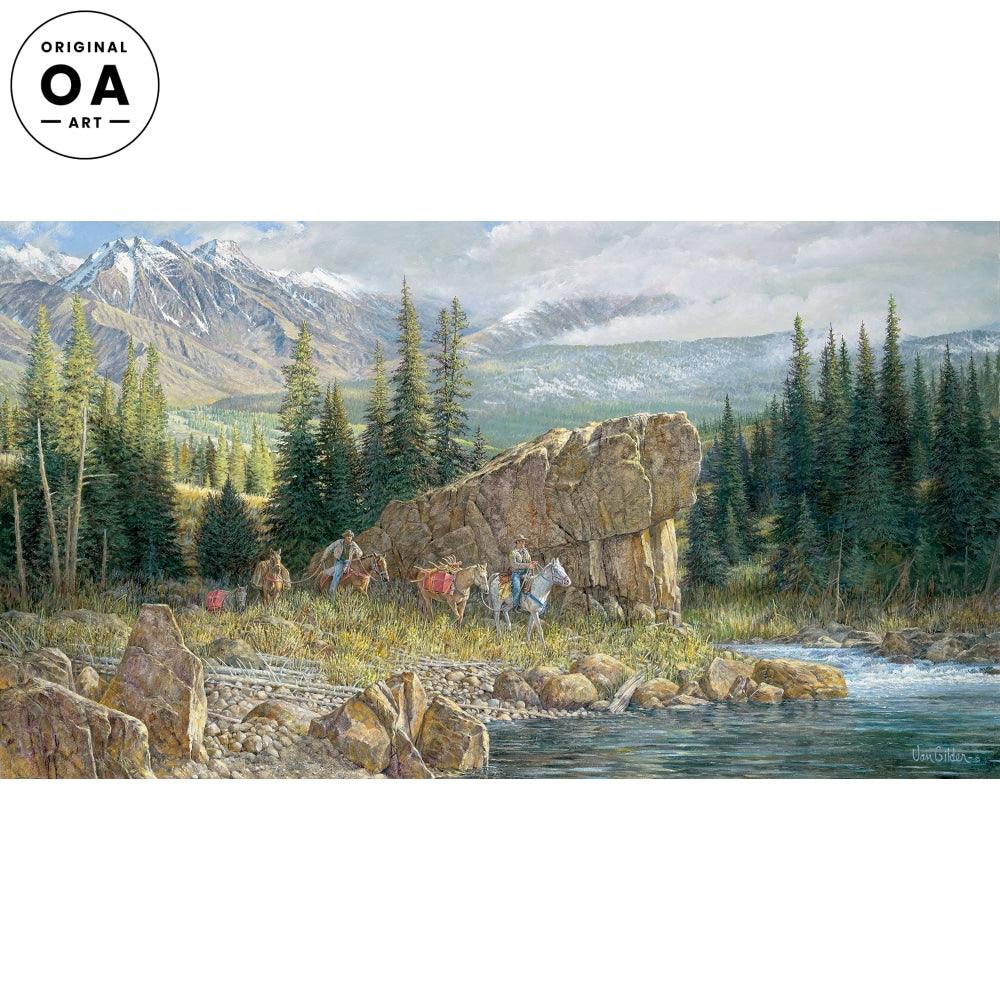 Down from the High Country Original Oil Painting - Wild Wings