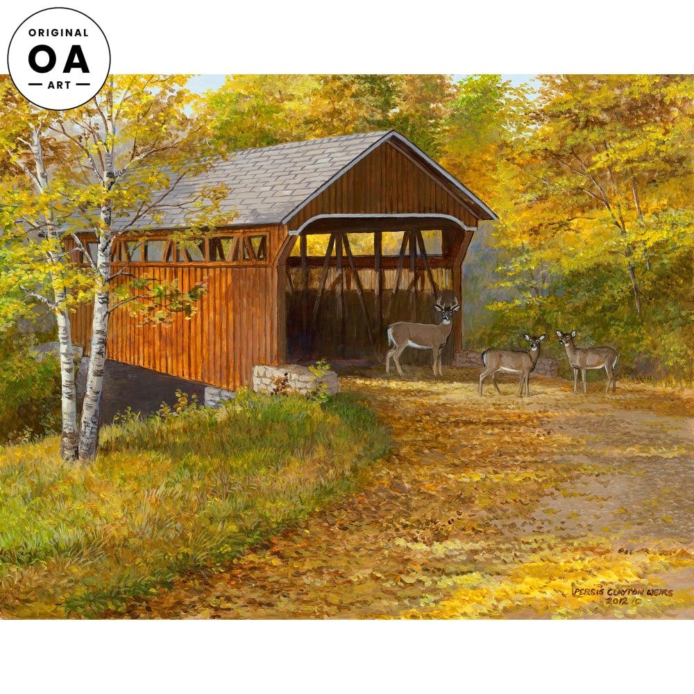 Light Traffic—Bridge Original Acrylic Painting - Wild Wings