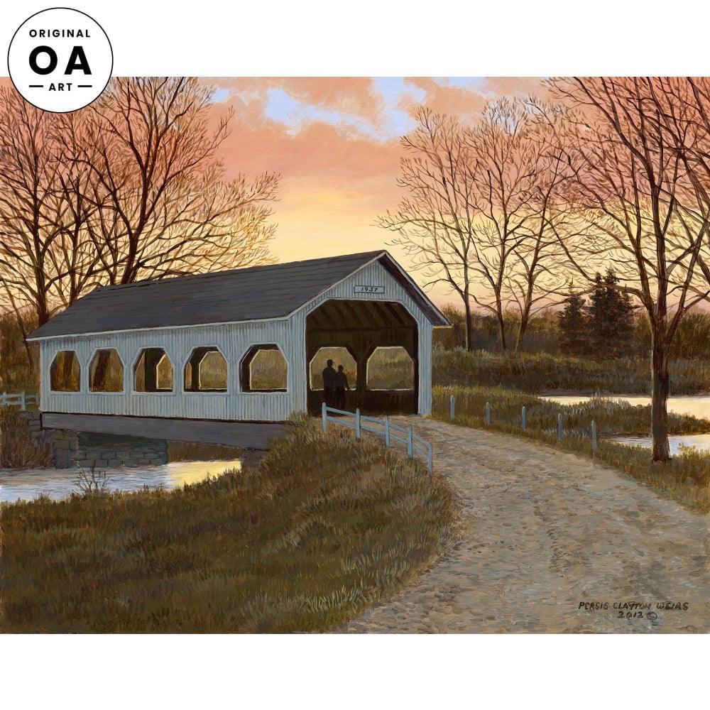 Peaceful Morning Original Acrylic Painting - Wild Wings