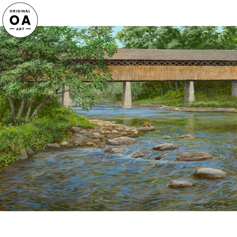 Spring Stream Original Acrylic Painting - Wild Wings