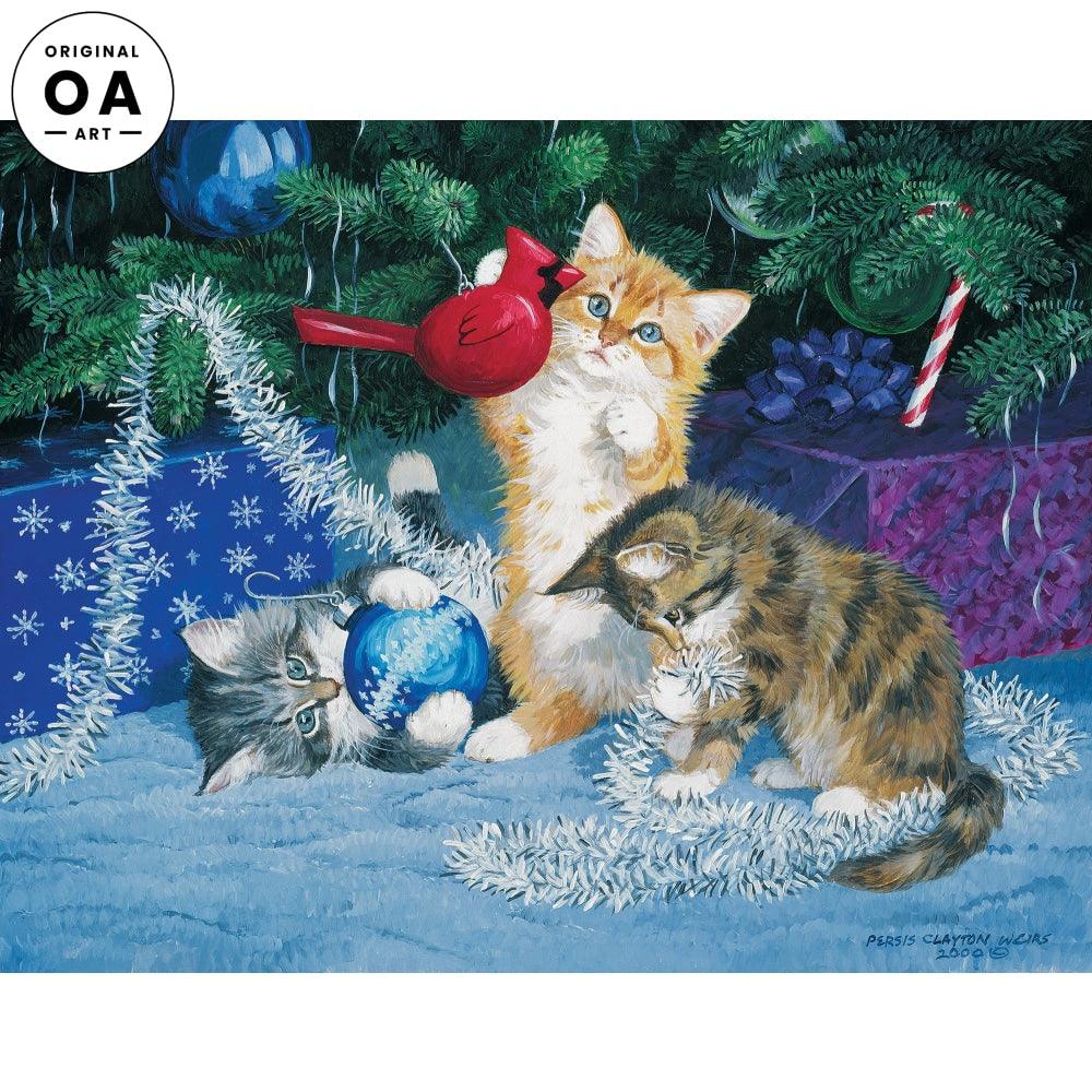 Undecorators—Kittens Original Acrylic Painting - Wild Wings