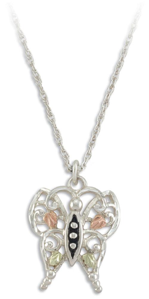 Silver Butterfly Necklace - Wild Wings