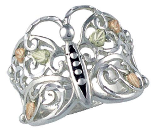 Silver Butterfly Ring - Wild Wings