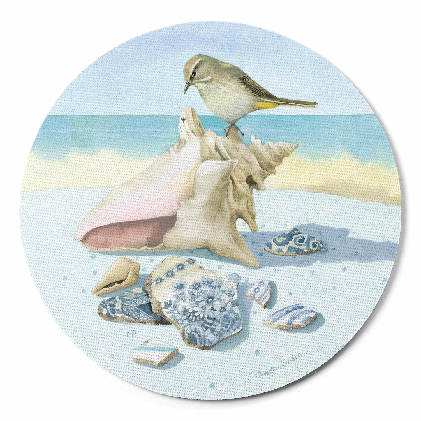 Beach Treasures Mouse Pad - Wild Wings