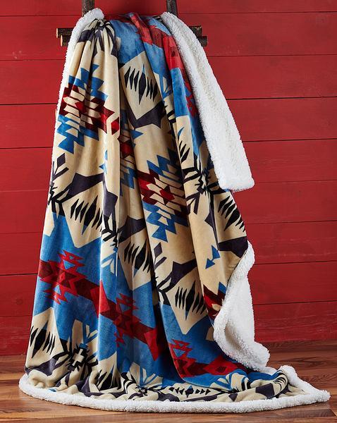 Blue Canyon Southwest Throw Blanket - Wild Wings