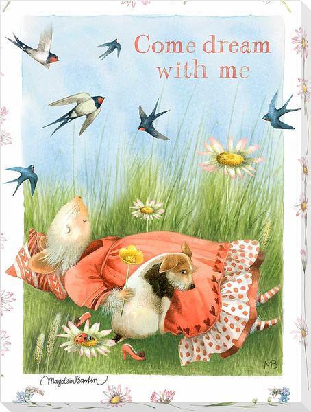 Come Dream with Me Wrapped Canvas - Wild Wings