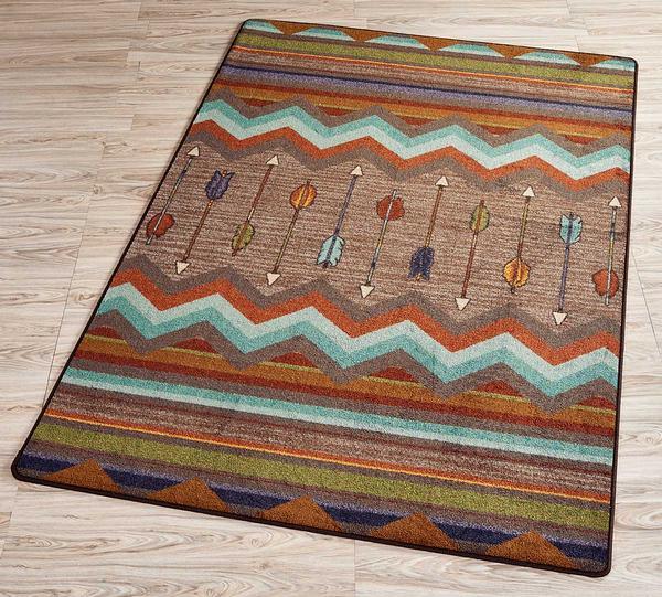 Arrow Fletching Area Rug - Wild Wings