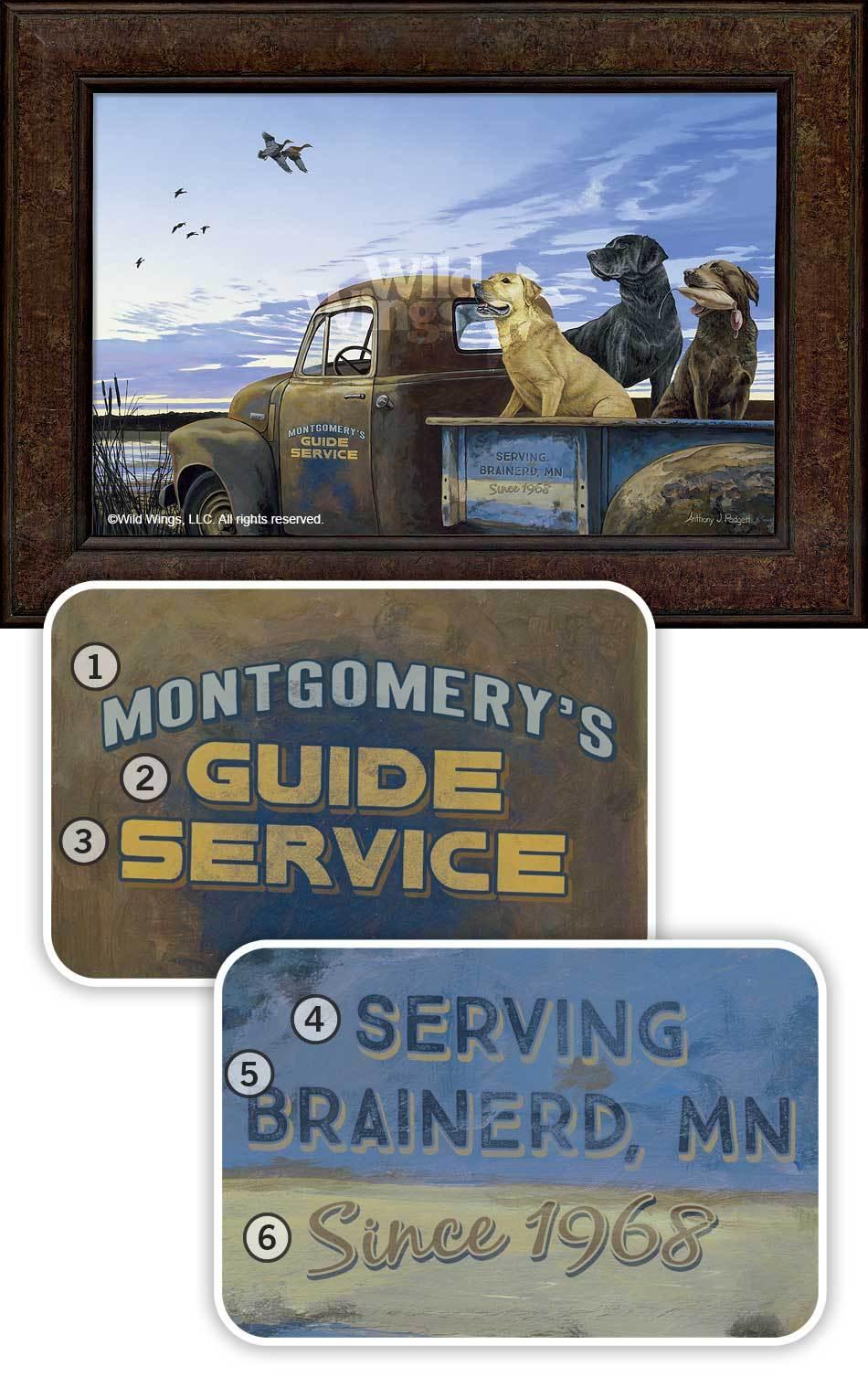 Full Load Personalized Framed Canvas - Wild Wings