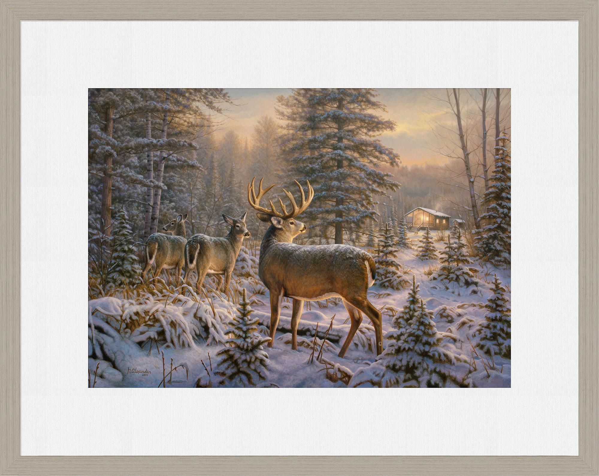 アルケミエ　7th と6th ジン　アブサン　wild deer 12本セット After Hours - Deer Shack Limited Edition Paper Print from Wild Wings