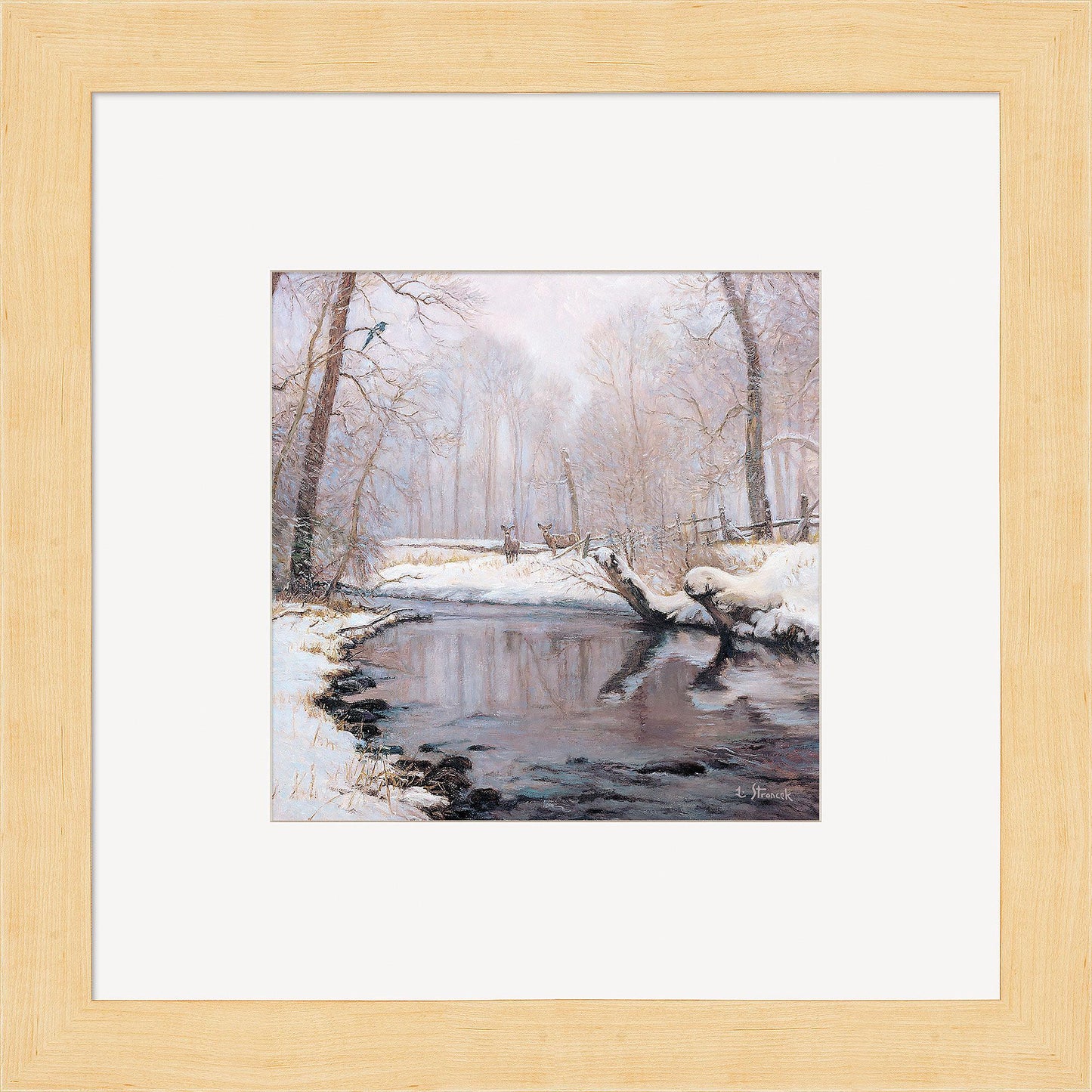 Creek Bottom Solitude Contempo Square - Wild Wings