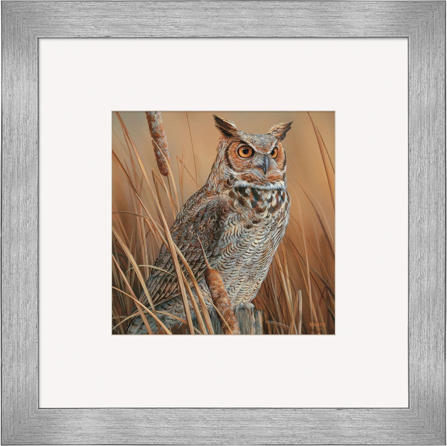 Great Horned Owl Contempo Square - Wild Wings